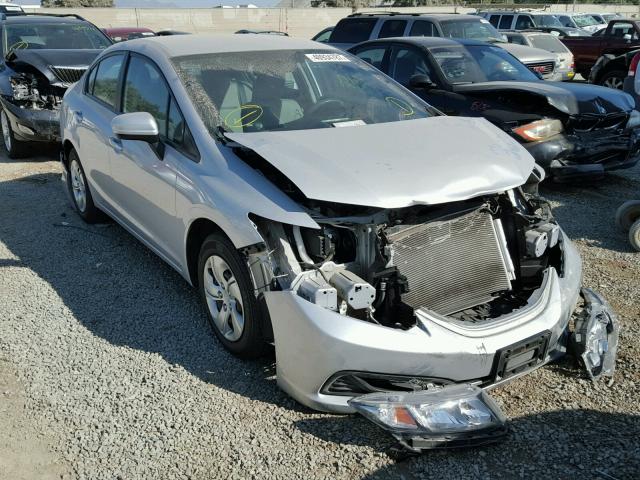 2HGFB2F5XFH543090 - 2015 HONDA CIVIC SILVER photo 1