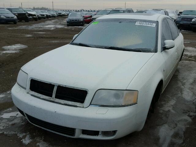 WAUCD64B44N102696 - 2004 AUDI A6 S-LINE WHITE photo 2