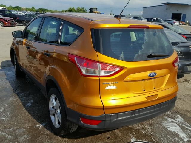 1FMCU0F73GUC52586 - 2016 FORD ESCAPE S ORANGE photo 3