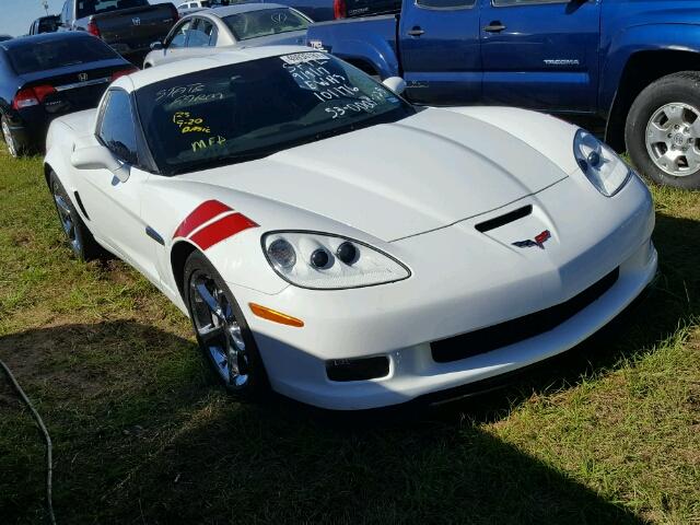 1G1YW2DW0B5101176 - 2011 CHEVROLET CORVETTE G WHITE photo 1