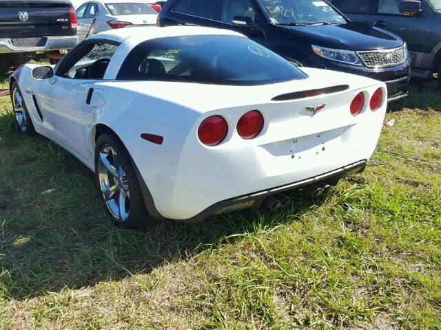 1G1YW2DW0B5101176 - 2011 CHEVROLET CORVETTE G WHITE photo 3