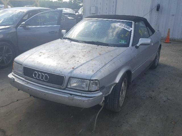 WAUAA88G7VN005222 - 1997 AUDI CABRIOLET SILVER photo 2