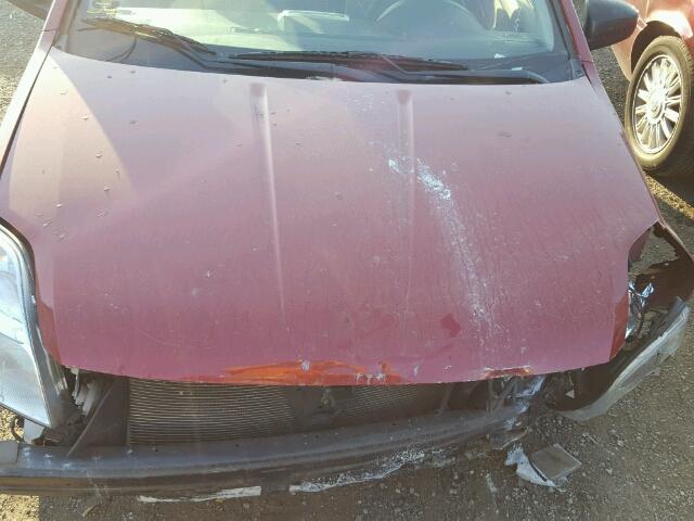 3N1AB6AP3BL700827 - 2011 NISSAN SENTRA RED photo 7