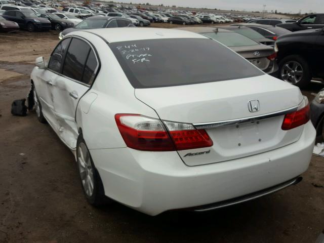 1HGCR2F86FA062843 - 2015 HONDA ACCORD WHITE photo 3