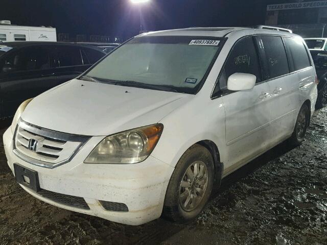 5FNRL38668B406158 - 2008 HONDA ODYSSEY EX WHITE photo 2