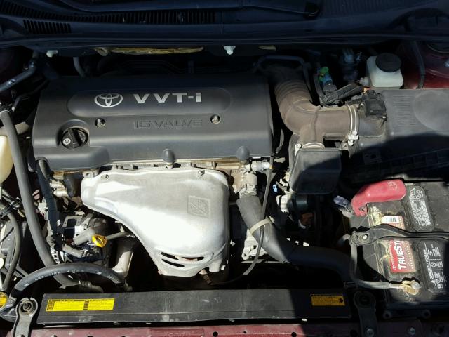 JTKDE177650057878 - 2005 TOYOTA SCION TC 勃艮第红 照片 7