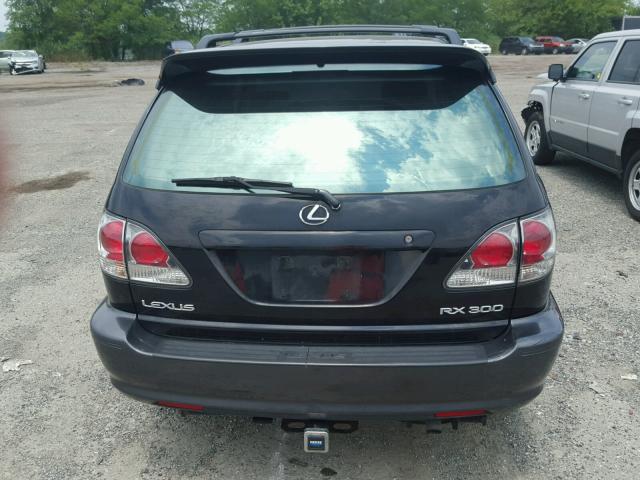 JTJHF10U030301489 - 2003 LEXUS RX 300 BLACK photo 9