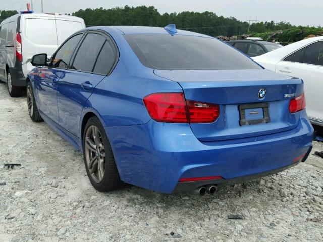 WBA3A5G56FNS87894 - 2015 BMW 328 I BLUE photo 3