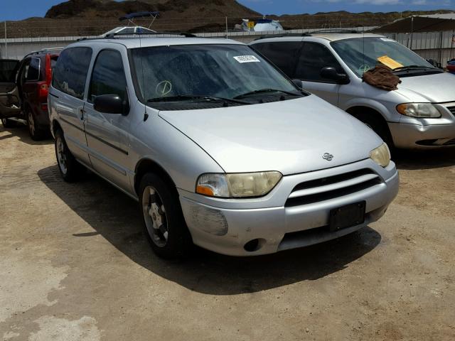 4N2ZN15T22D818517 - 2002 NISSAN QUEST GXE SILVER photo 1