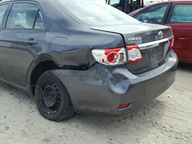 2T1BU4EE5DC993998 - 2013 TOYOTA COROLLA BA GRAY photo 9