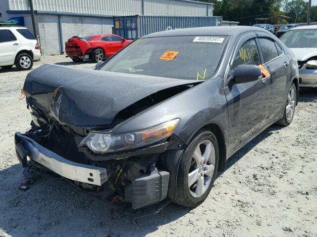 JH4CU2F64BC003413 - 2011 ACURA TSX GRAY photo 2