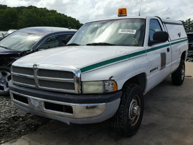 3B7KC26Z32M308569 - 2002 DODGE RAM 2500 WHITE photo 2