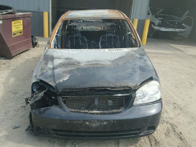 KL5JD56Z08K307962 - 2008 SUZUKI FORENZA BLACK photo 9