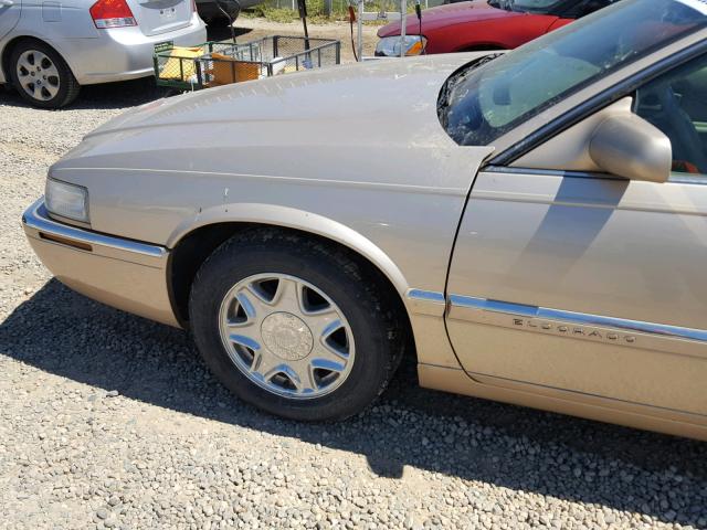 1G6EL12YXVU604728 - 1997 CADILLAC ELDORADO BEIGE photo 9