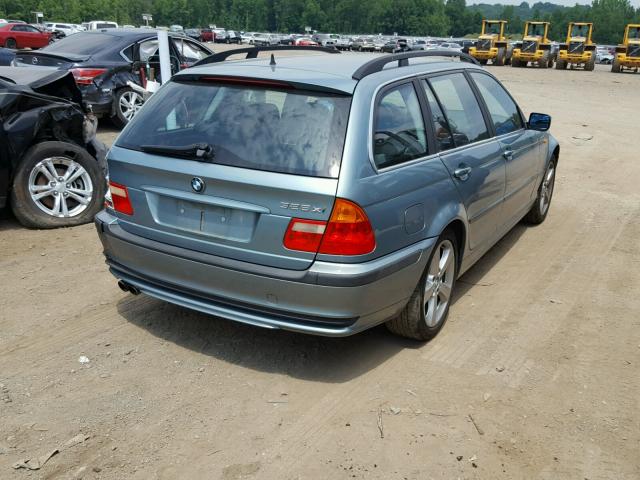 WBAEP33424PF04600 - 2004 BMW 325 XIT GREEN photo 4