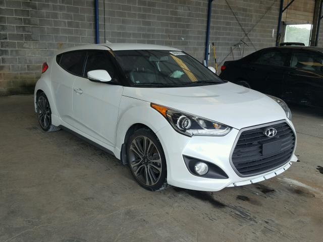 KMHTC6AE2GU279905 - 2016 HYUNDAI VELOSTER T WHITE photo 1