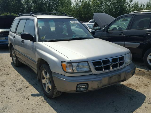 JF1SF6557YG714022 - 2000 SUBARU FORESTER S SILVER photo 1