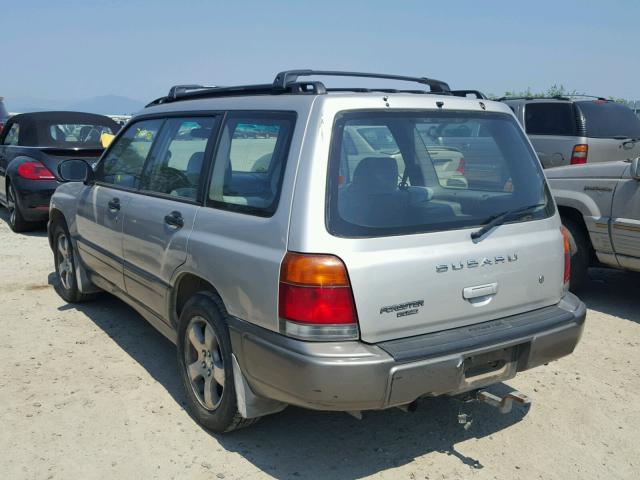 JF1SF6557YG714022 - 2000 SUBARU FORESTER S SILVER photo 3