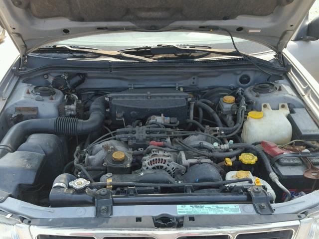 JF1SF6557YG714022 - 2000 SUBARU FORESTER S SILVER photo 7