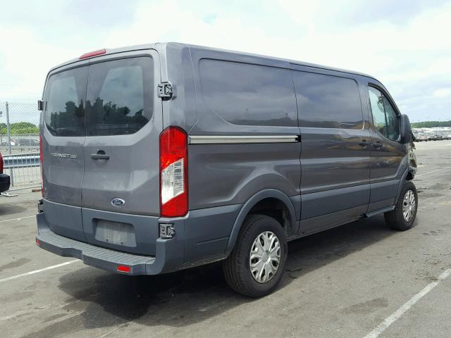 1FTNR1YM5FKB15120 - 2015 FORD TRANSIT T- GRAY photo 4