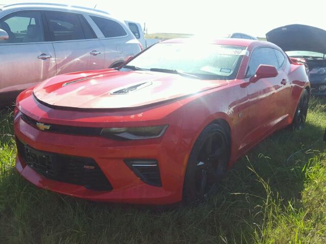 1G1FH1R73H0107458 - 2017 CHEVROLET CAMARO RED photo 2