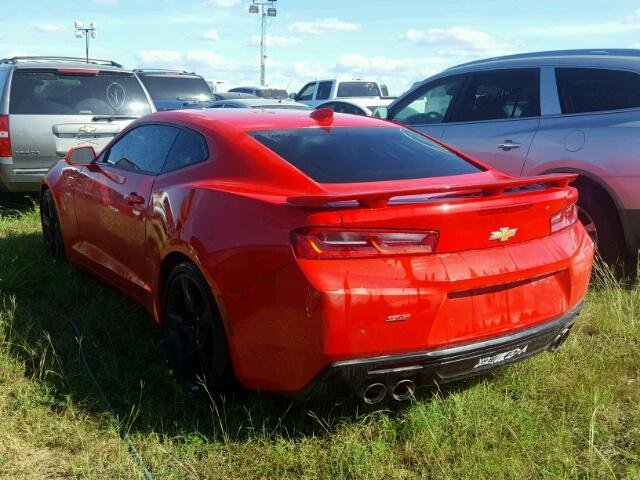 1G1FH1R73H0107458 - 2017 CHEVROLET CAMARO RED photo 3