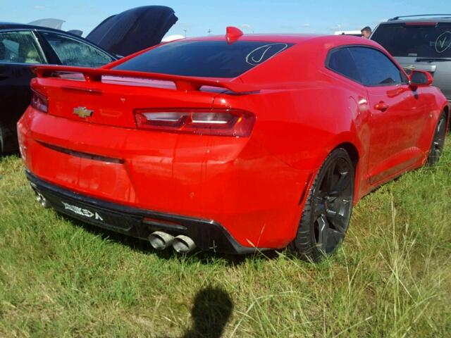 1G1FH1R73H0107458 - 2017 CHEVROLET CAMARO RED photo 4