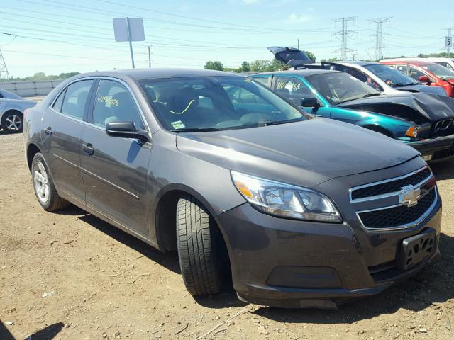1G11B5SA7DF250056 - 2013 CHEVROLET MALIBU LS ნაცრისფერი ფოტო 1