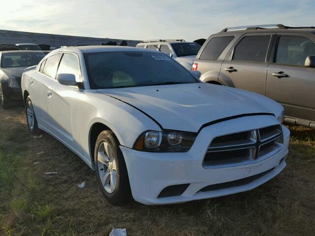 2C3CDXBG6EH356528 - 2014 DODGE CHARGER SE WHITE photo 1