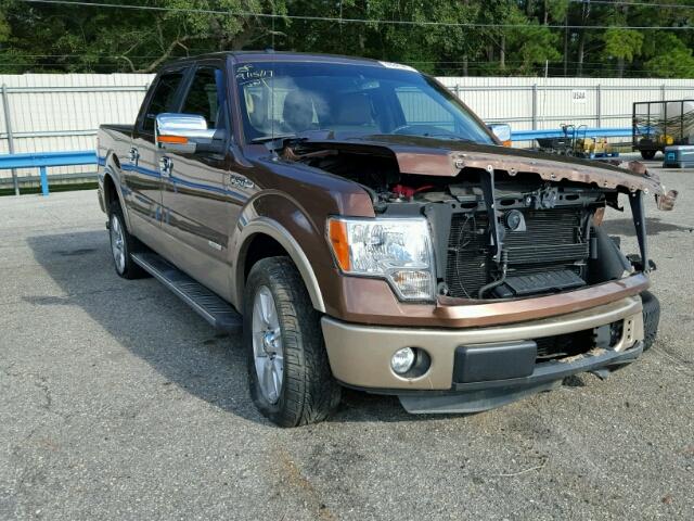 1FTFW1CT7BFA82474 - 2011 FORD F150 SUPER BROWN photo 1