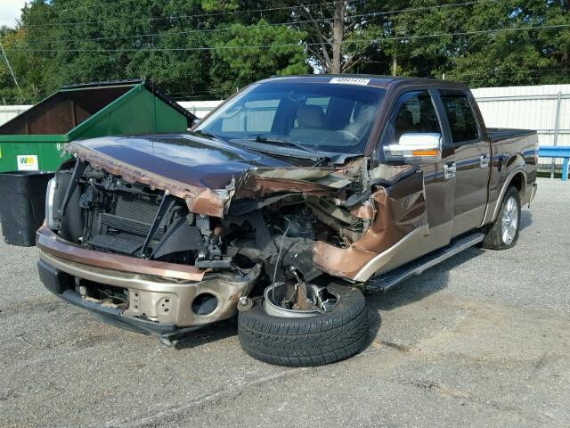 1FTFW1CT7BFA82474 - 2011 FORD F150 SUPER BROWN photo 2