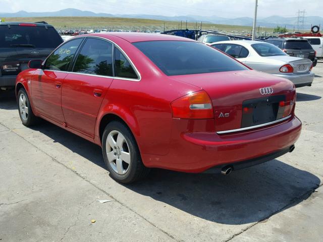 WAULD54B12N084648 - 2002 AUDI A6 2.7T QU RED photo 3