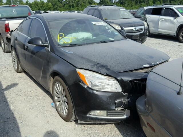 2G4GR5EK9C9155454 - 2012 BUICK REGAL BLACK photo 1
