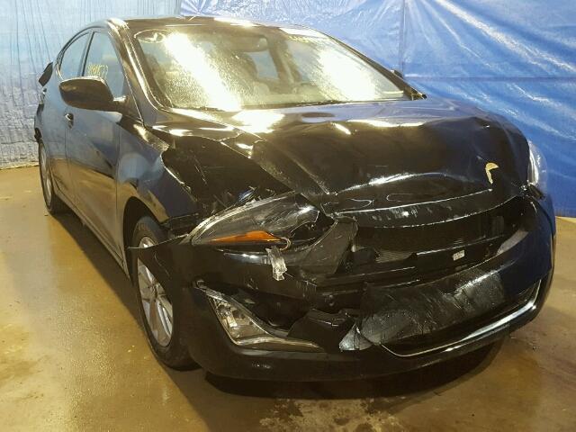 KMHDH4AE4FU342320 - 2015 HYUNDAI ELANTRA SE BLACK photo 1