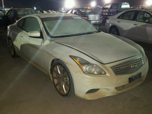 JNKCV64E68M109721 - 2008 INFINITI G37 BASE WHITE photo 1