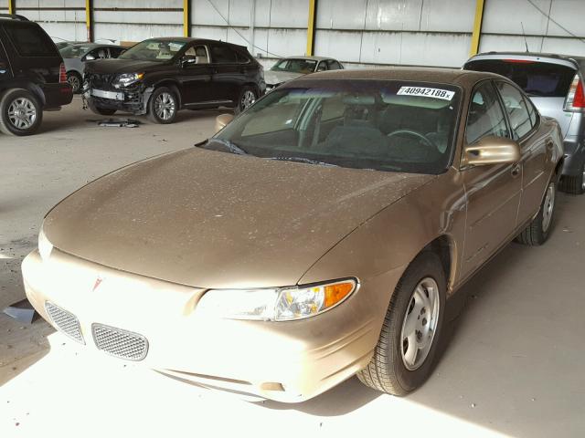 1G2WJ52M8XF291976 - 1999 PONTIAC GRAND PRIX GOLD photo 2