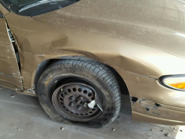 1G2WJ52M8XF291976 - 1999 PONTIAC GRAND PRIX GOLD photo 9