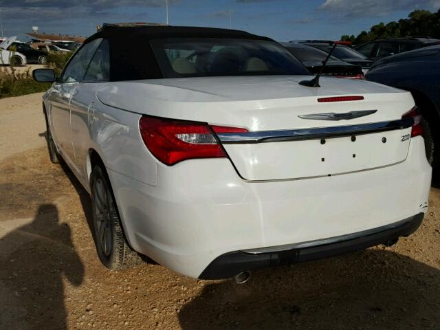 1C3BC2EG2BN529610 - 2011 CHRYSLER 200 WHITE photo 3