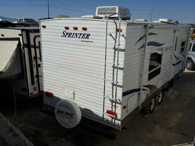 4YDT2592X6R223379 - 2006 KEYSTONE SPRINTER WHITE photo 4