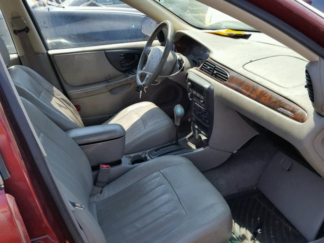 1G1NE52J73M672332 - 2003 CHEVROLET MALIBU LS BURGUNDY photo 5