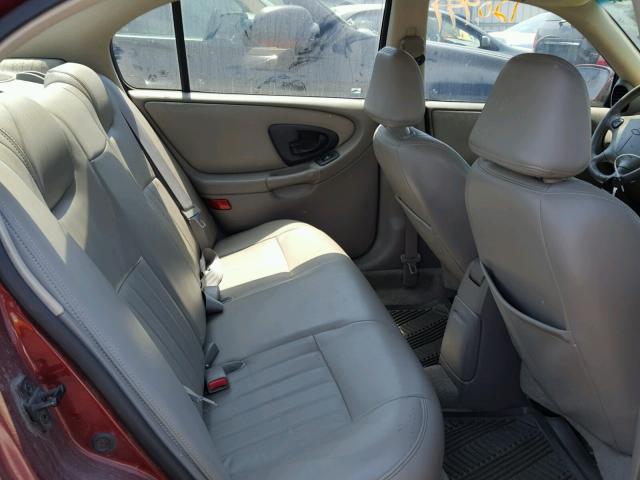 1G1NE52J73M672332 - 2003 CHEVROLET MALIBU LS BURGUNDY photo 6