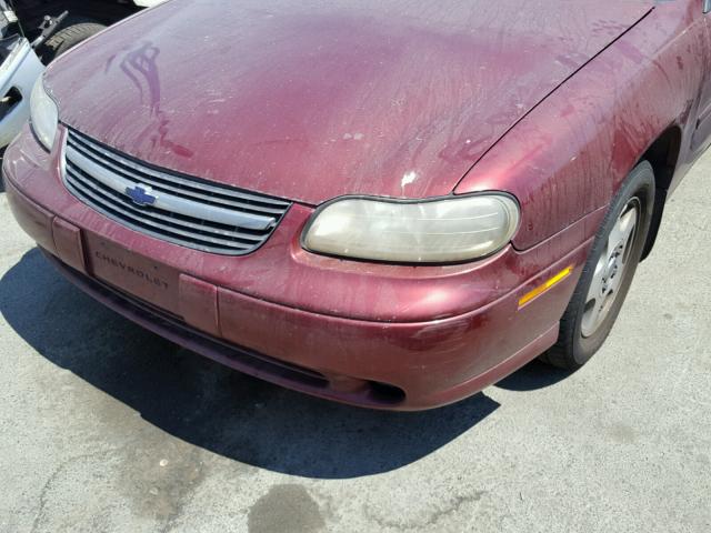 1G1NE52J73M672332 - 2003 CHEVROLET MALIBU LS BURGUNDY photo 9