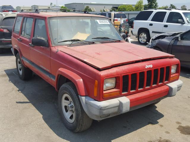 1J4FT48S8YL143619 - 2000 JEEP CHEROKEE RED photo 1