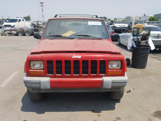 1J4FT48S8YL143619 - 2000 JEEP CHEROKEE RED photo 9