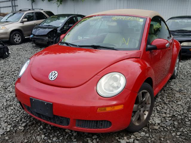 3VWRG31YX7M416313 - 2007 VOLKSWAGEN NEW BEETLE 红色 照片 2