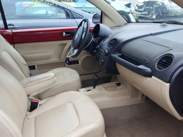 3VWRG31YX7M416313 - 2007 VOLKSWAGEN NEW BEETLE 红色 照片 5