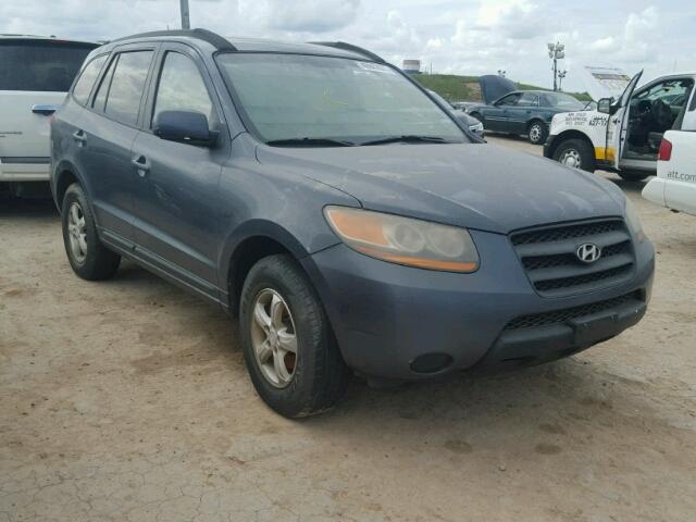 5NMSG13D88H185290 - 2008 HYUNDAI SANTA FE G BLUE photo 1