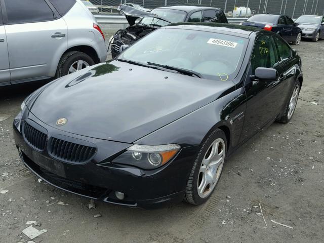 WBAEH73464B215119 - 2004 BMW 645 CI AUT BLACK photo 2