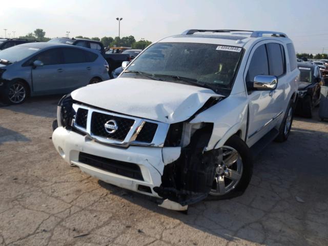 5N1BA0NE3DN601207 - 2013 NISSAN ARMADA PLA WHITE photo 2