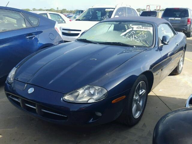 SAJGX2042XC035724 - 1999 JAGUAR XK8 BLUE photo 2